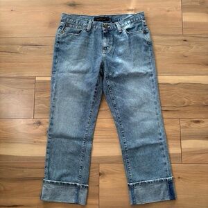 Calvin Klein Jeans Cropped Denim in Blue